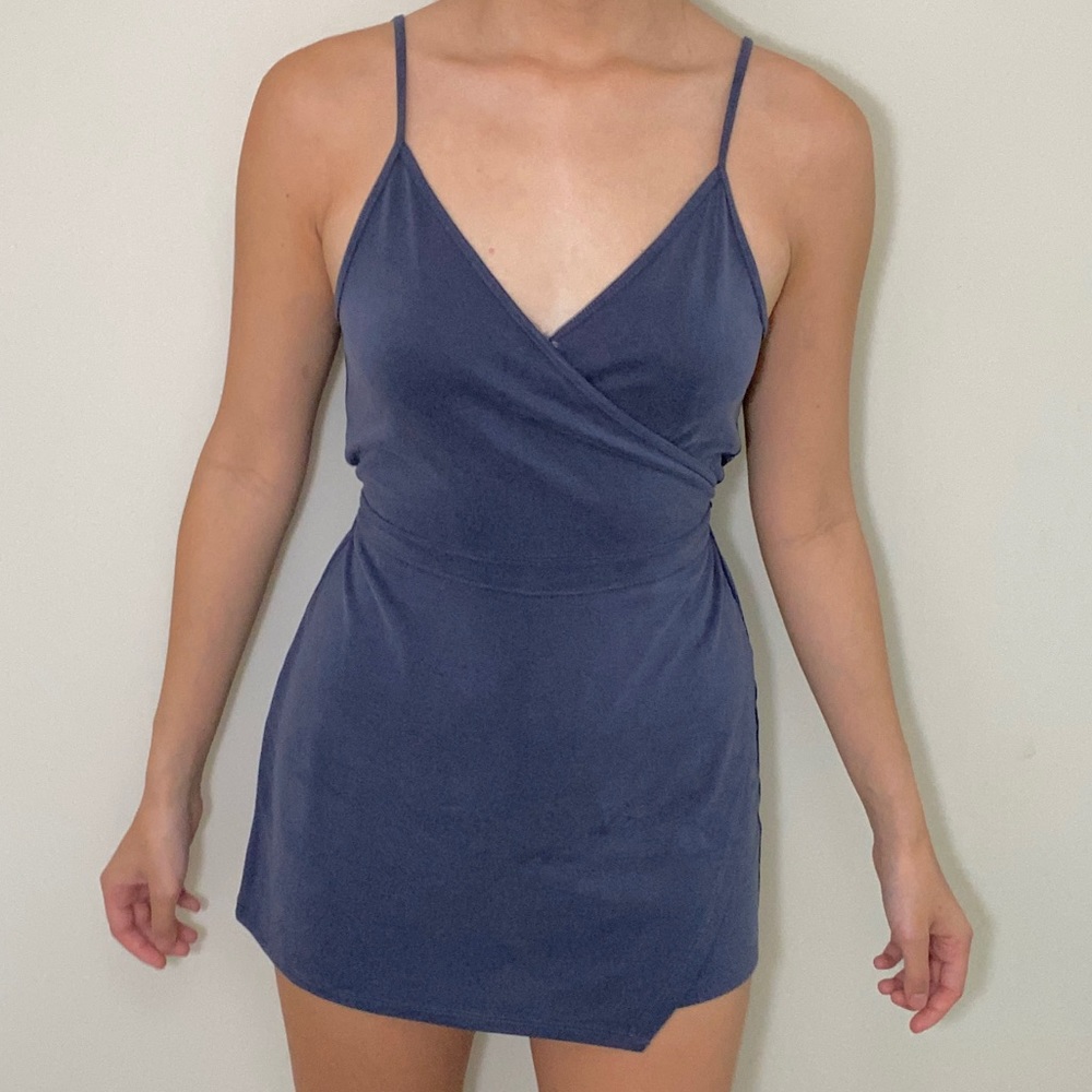 Abercrombie cute blue romper